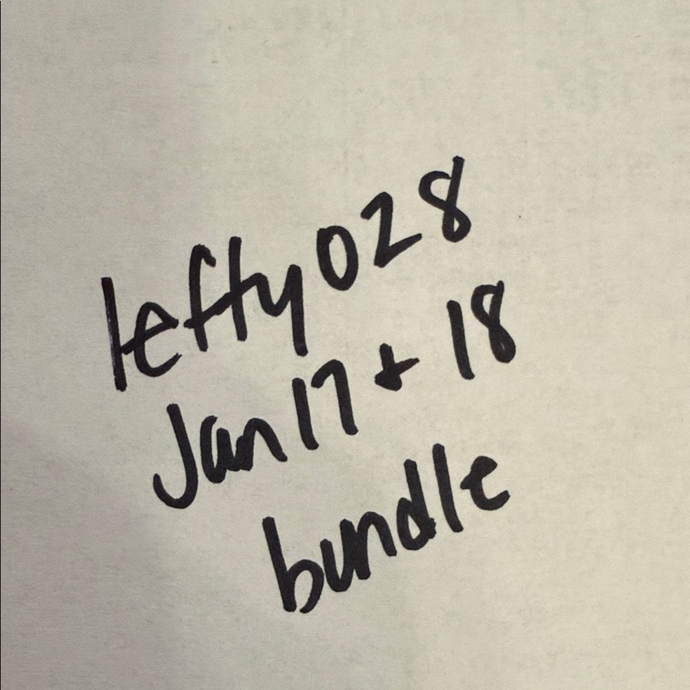 Handwritten Note on White Paper